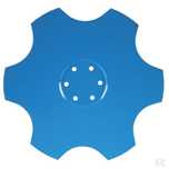 Disc taler de grapă dințat original Lemken 450/100x5