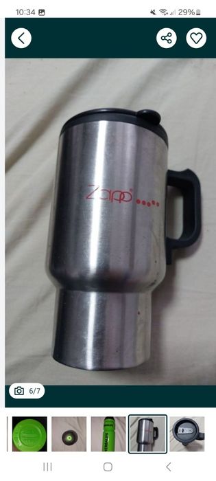 Bidon apa biciclisti+cana cafea