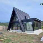 Casa si Cabana stil A-Frame pe structura de lemn