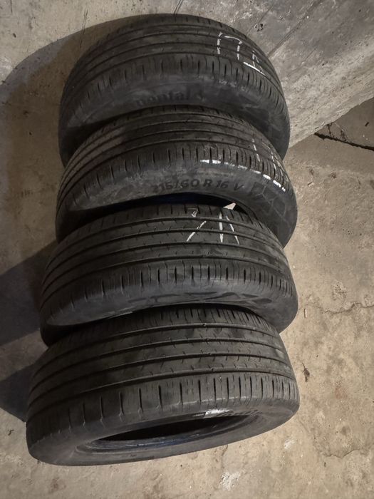 Продавам комплект 4 броя гуми Continental EcoContact 6 215/60/16