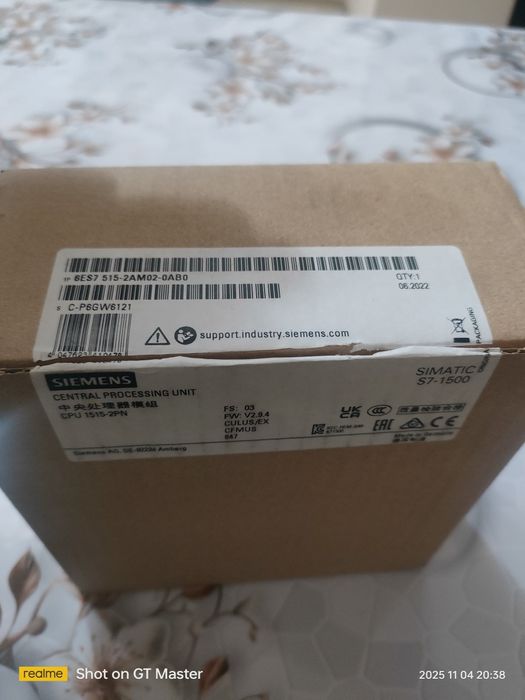 Центральный процессор Siemens S7-1500, 6ES7515-2AM02-0AB0