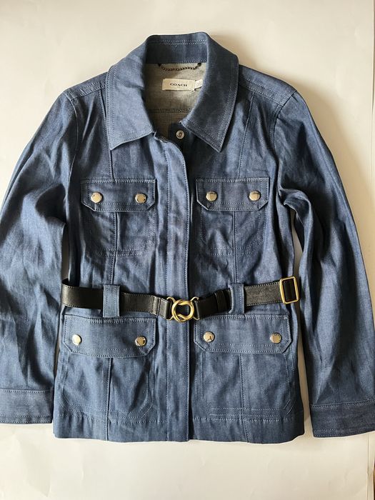 COACH : Ново дънково яке/ сако размер 6- М / Оригинал