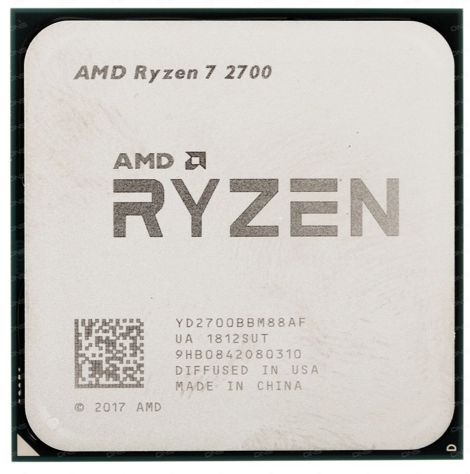 AMD ryzen 7 2700, 8 ядер 16 потоков