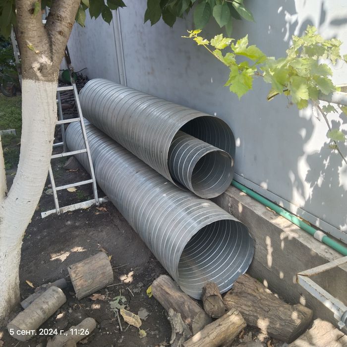 Спирально навивные воздуховоды.