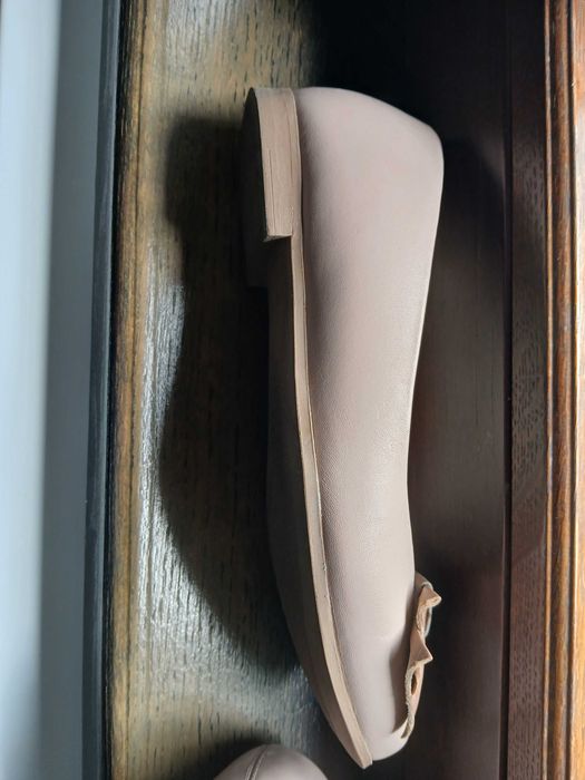 Vand balerini piele naturala nude 37 Marelbo