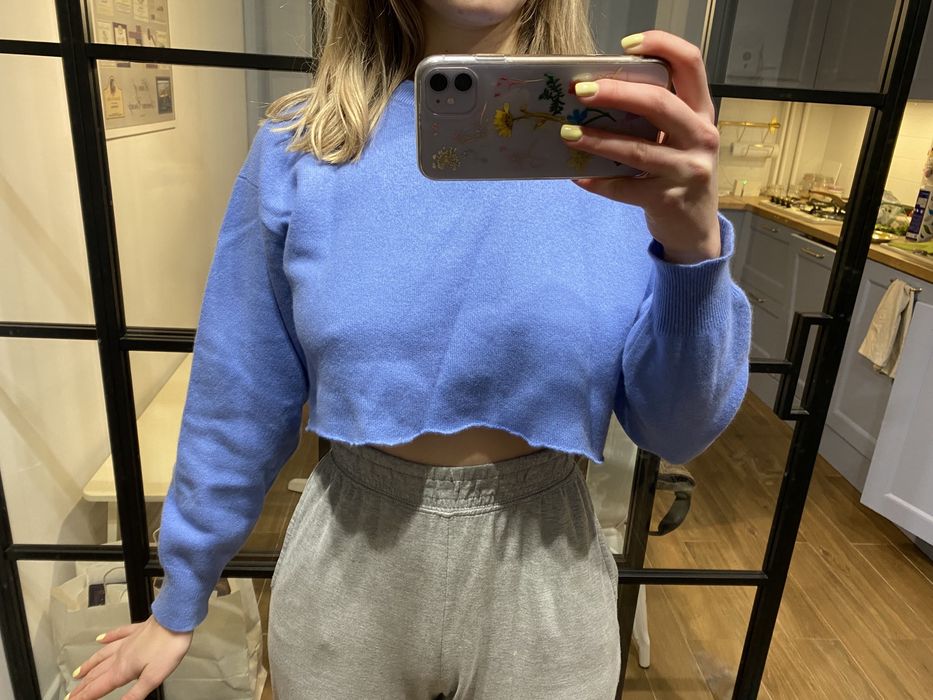 Pulover casmir cropped