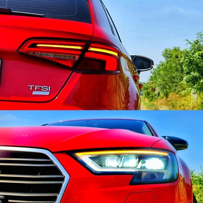 Audi A3 2018 Automat,stare NOUA!Benzina 1.4,Sline,S3,FULL,Rosu,Unicata