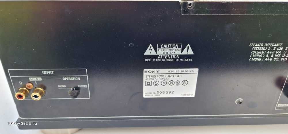 Amplificator Putere Power Amplifier Sony TA-N 55 ES Made in Japan