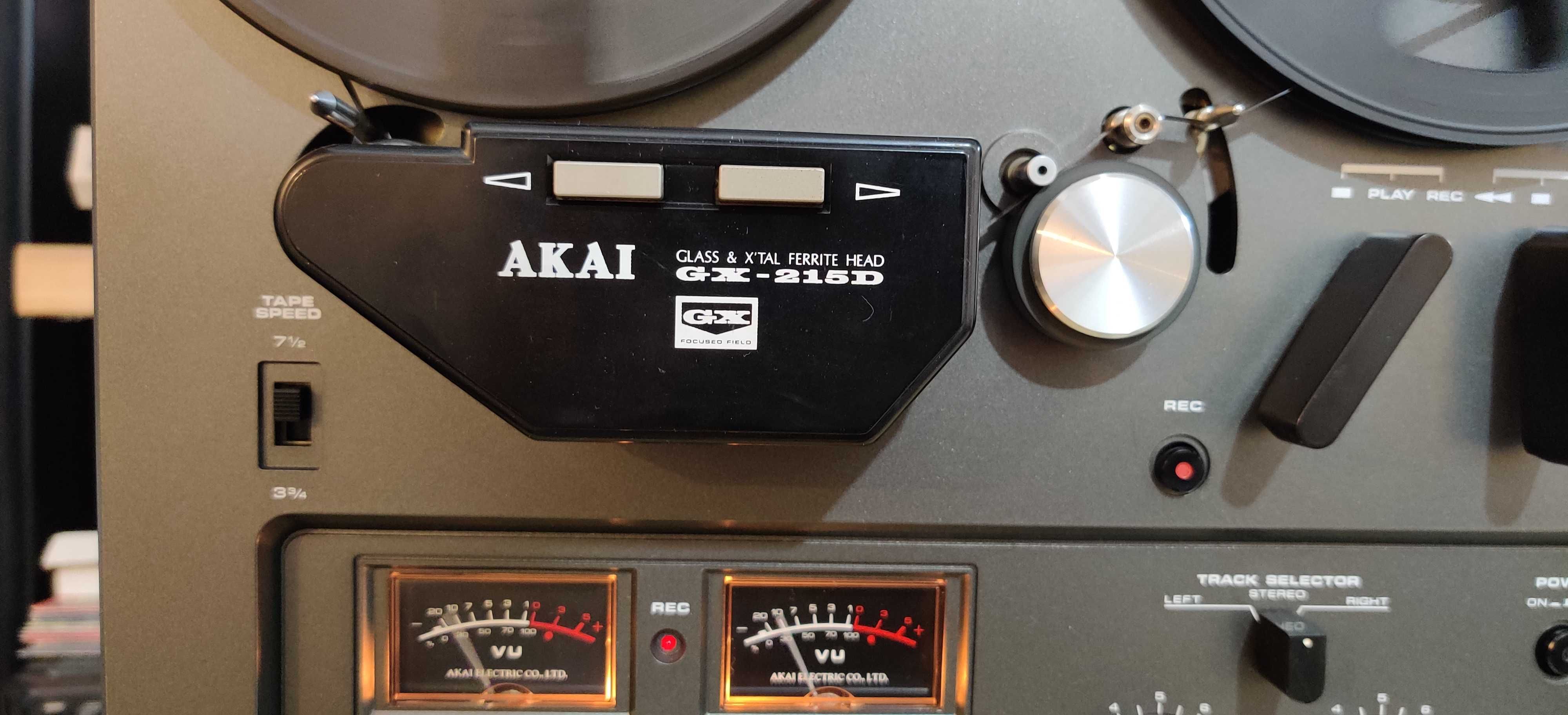 Magnetofon Akai GX-215 D Autorevers, 3 capete, 3 motoare, test video