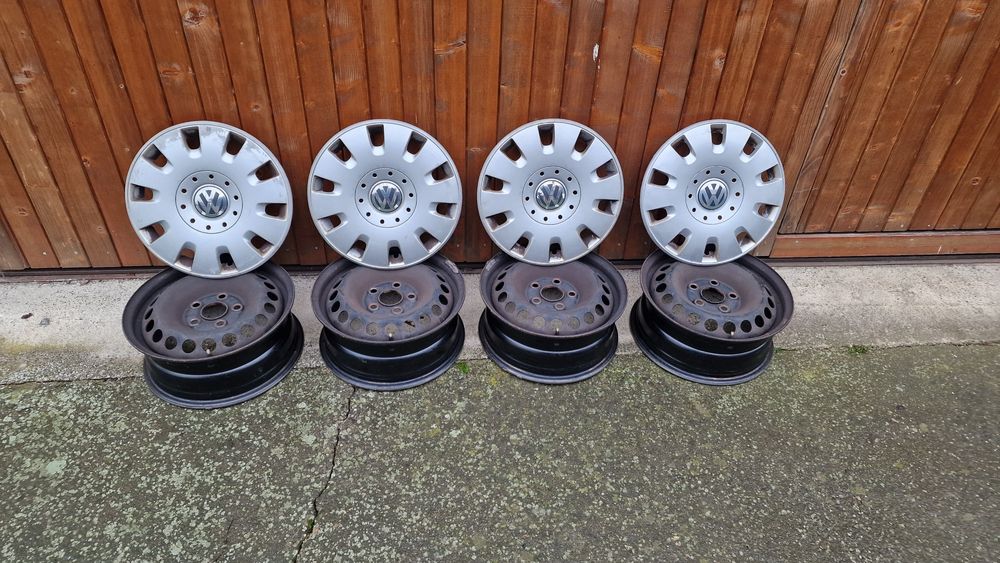 Jante tabla R16 + capace originale VW Transporter Caravelle T5 / T6