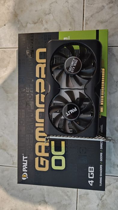 GTX 1650 4gb gaming pro OC edition gddr6 НОВА!