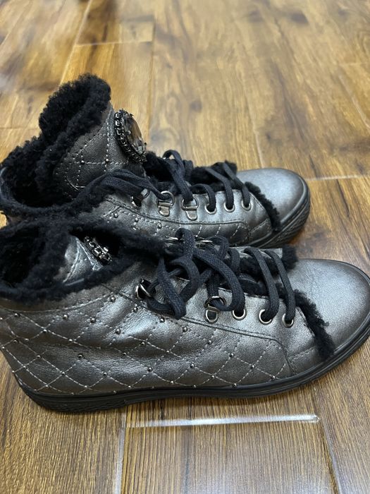 Ботинки Nursace натуральная кожа б/у