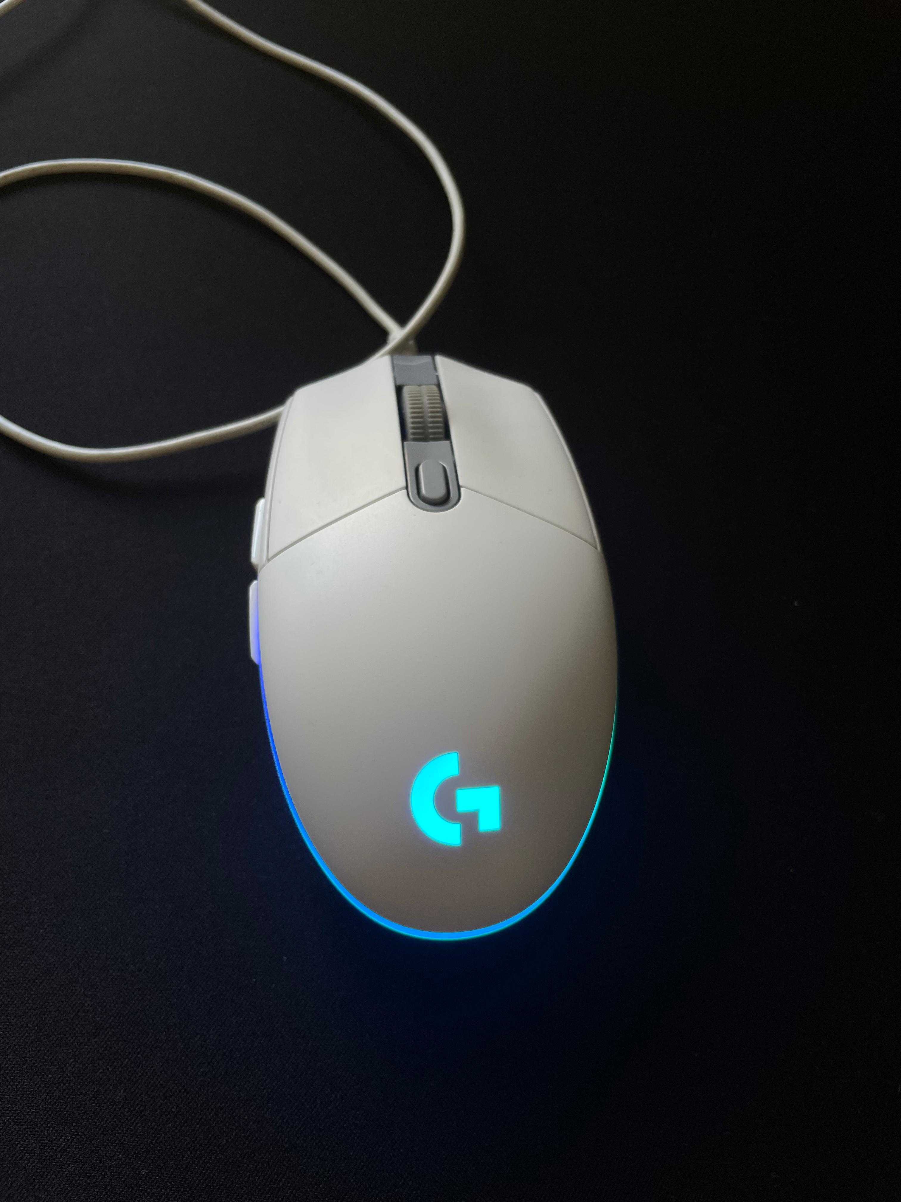 Mouse Gaming LOGITECH G102 LIGHTSYNC RGB, 8.000 dpi, alb
