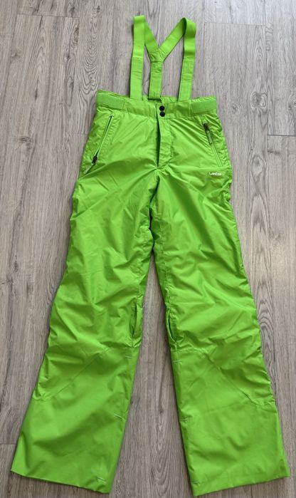 Pantaloni ski copii,verde neon,marimea 164 cm