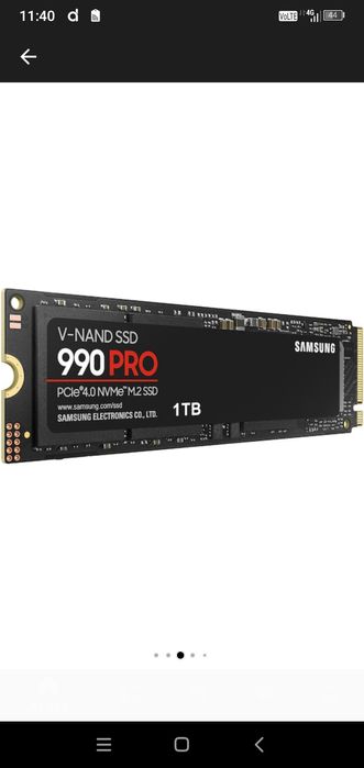 SSD Samsung 990 PRO 1TB, PCIe NVMe M2
