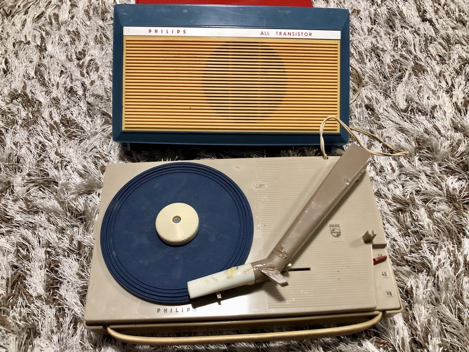 Pick up Philips All Transistor Discuri vinil cu povesti patefon