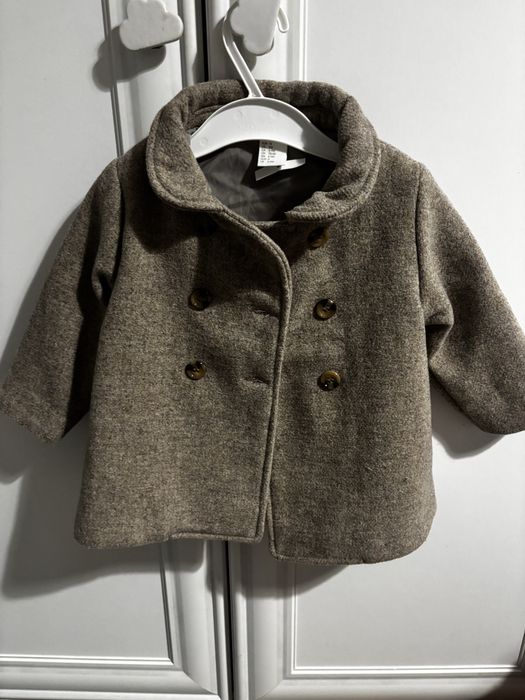 Palton bej H&M 74, nou