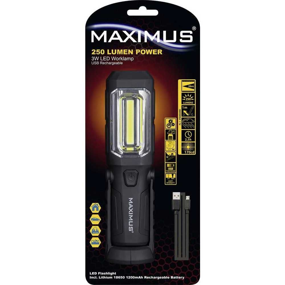 Акумулаторни Работни лампи Maximus (Duracell) 5W, 10W, 20W, Германия