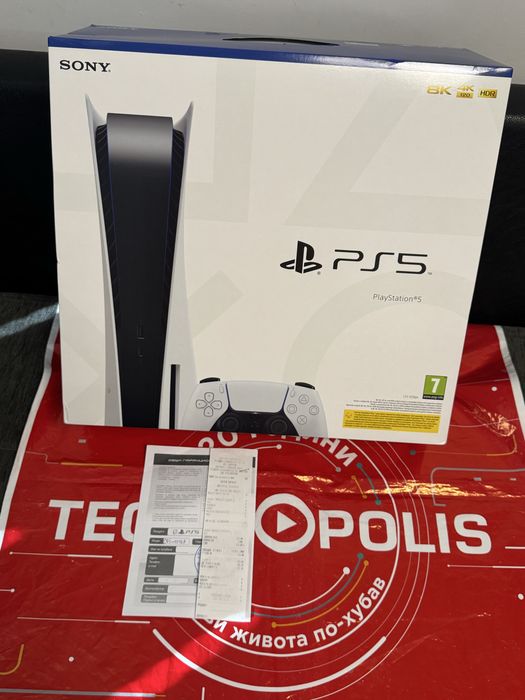 КАТО НОВ 1TB Sony Playstation 5 | PS5 Гаранция Теchnopolis 2022