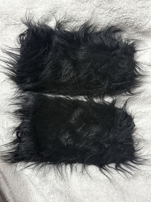 гетры меховые длинные