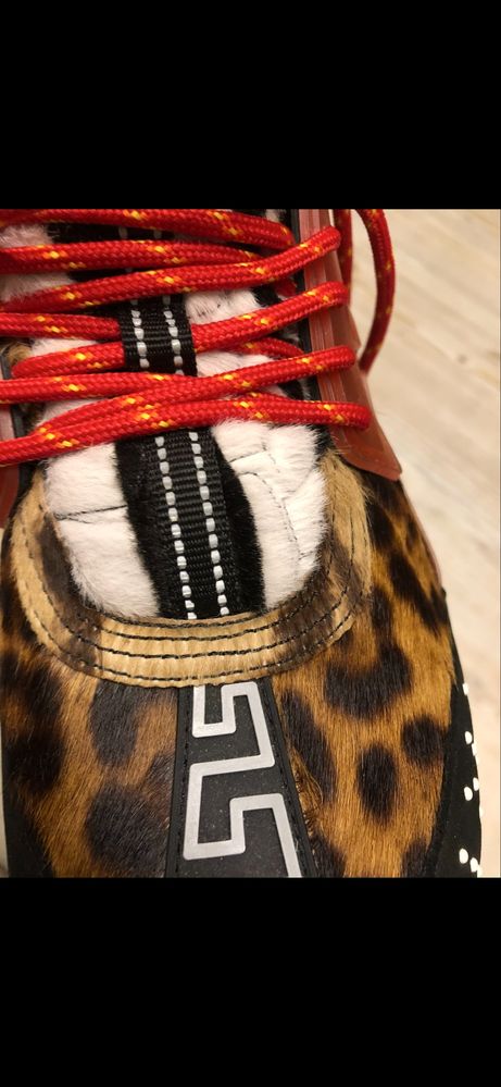 Versace Chain Reaction Pony & Zebra leather