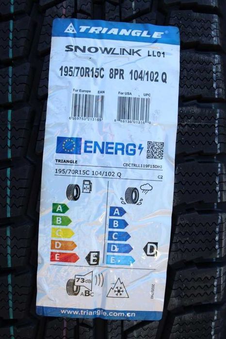 Anvelope iarna noi 195/70 R15C Triangle