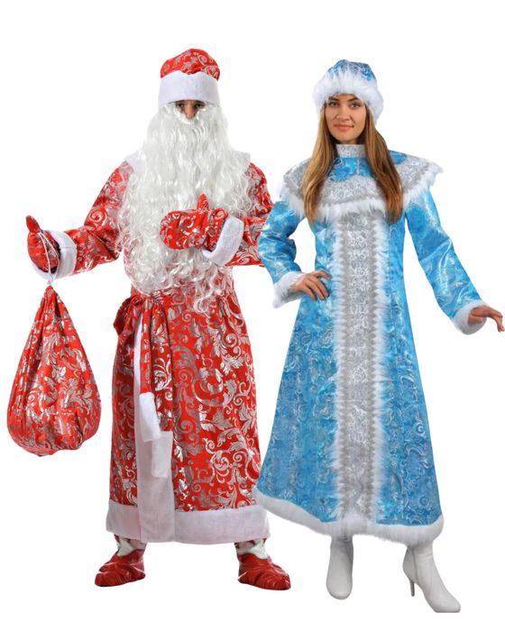 Костюмы Дед Мороз и Снегурочка в аренду