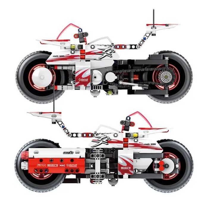 Set constructie tip lego, Sembo Techinque - Motocicleta