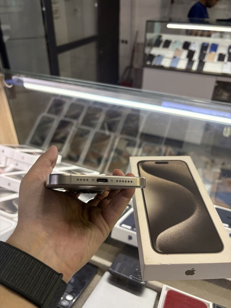 iPhone 15 Pro Max 256 gb natural 100%