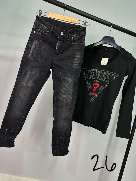 Dsquared дамски черни дънки 6 модела