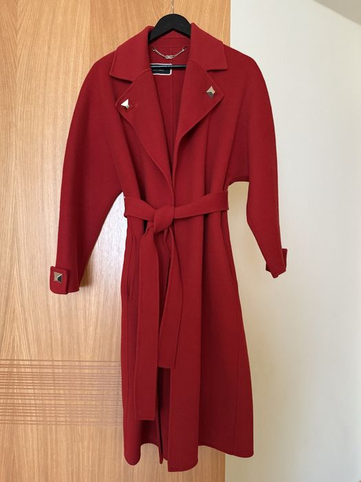 Палто Elisabetta Franchi - 100% вълна