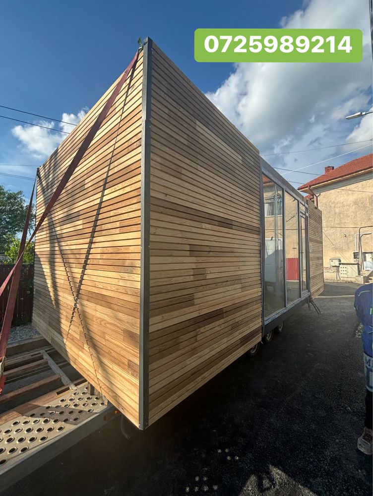 Vand container premium cu riflaj de lemn stratificat transport oriunde