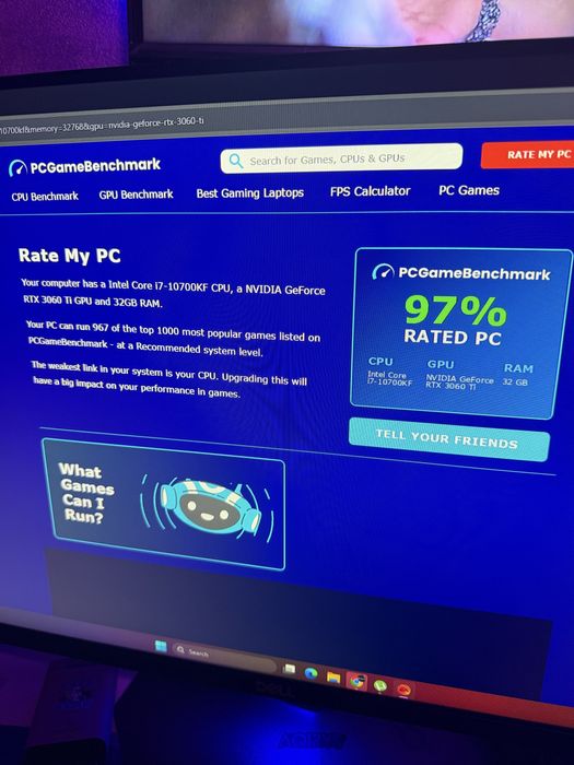 PC Sistem Gaming i7-10700KF 3060ti