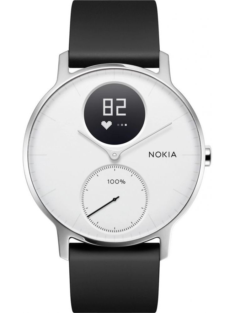 НОВ!!! Смарт часовник Withings - Steel HR, 36mm, White