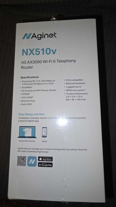 Router Wireless TP-Link NX510v, 5G cu slot de SIM, AX3000, dual-band