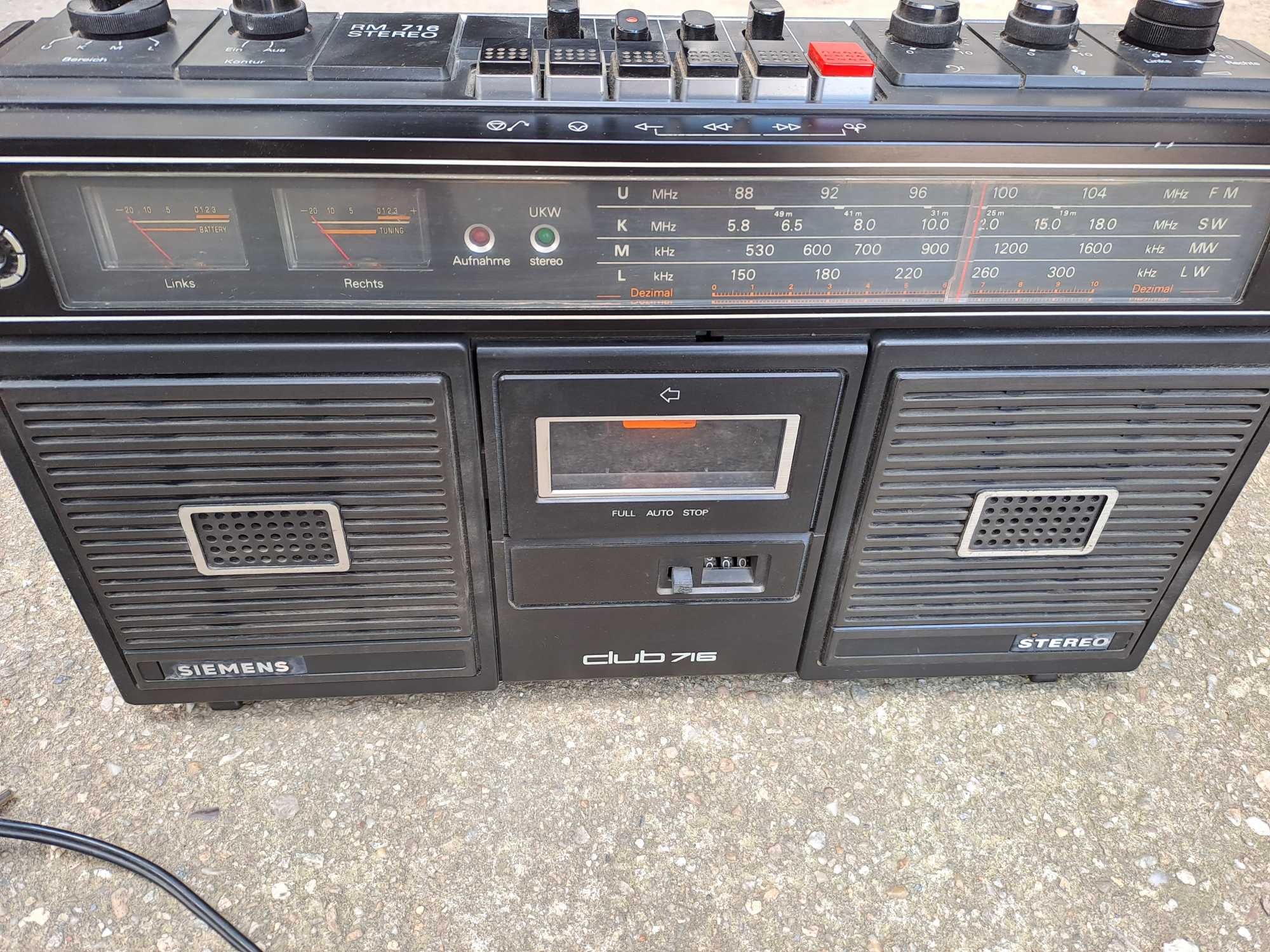 radio casetofon siemens club 716 functional