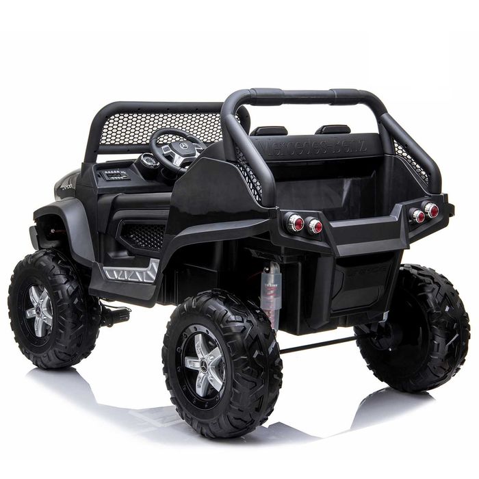Masinuta electrica pentru 2 copii Mercedes UNIMOG 4x35W PREMIUM #Black