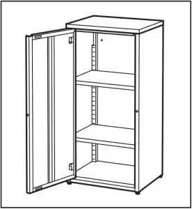 Josef Ikea , dulap/cabinet metalic interior/exterior