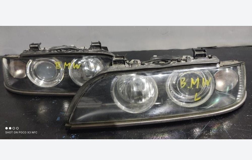 Far Stanga Dreapta BMW Seria 5 E39 cu Lupa European