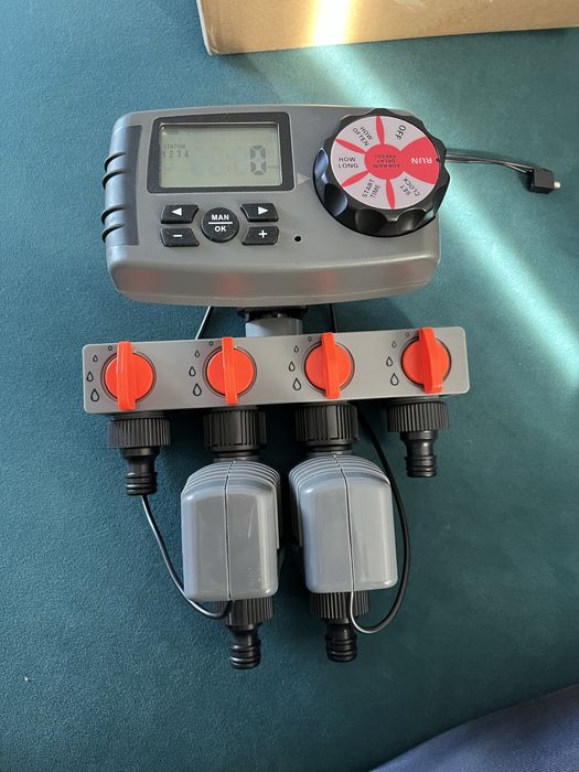 Programator irigare Aqualin 4 iesiri si 2 supape solenoidale