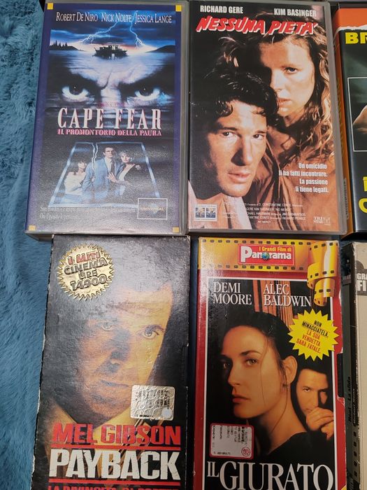 Lot 25 casete VHS filme originale