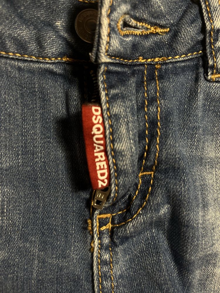 Оригинални детски къси панталони DSQUARED2, ползвани