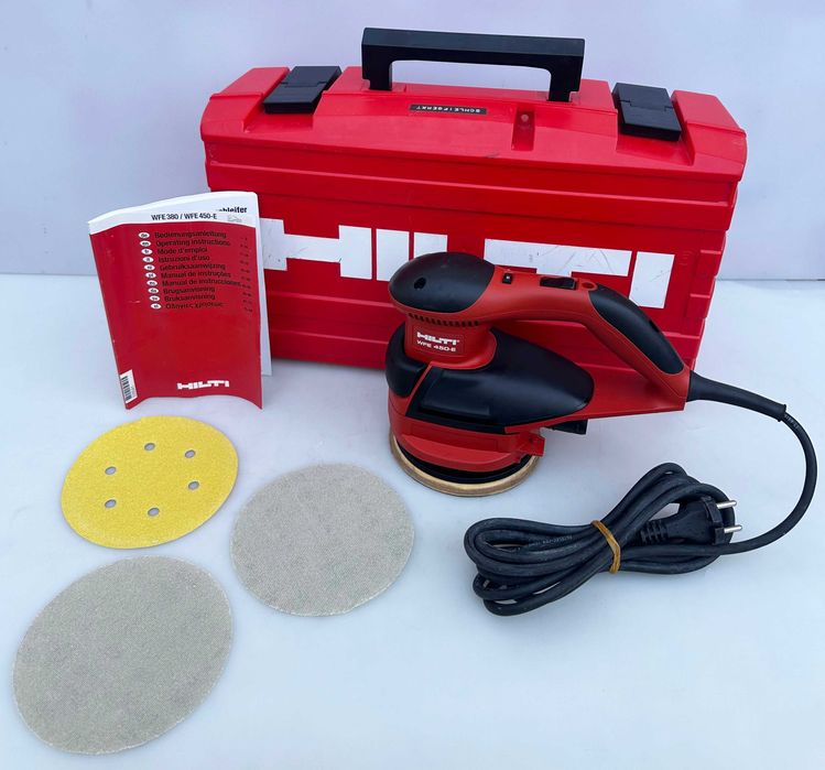 Hilti WFE 450-E - Електрически ексцентършлайф с потенциометър като нов