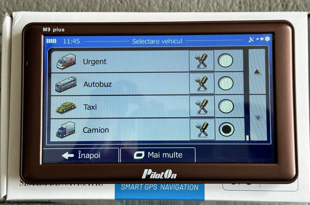 GPS NOU PilotOn 7 inch Harti 2025 TIR Camion iGO Primo Actualizat