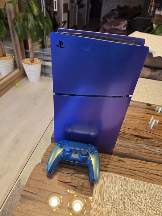 Consola Playstation 5 Slim Mov cu DISC / Controller Verde + Cont Fc26