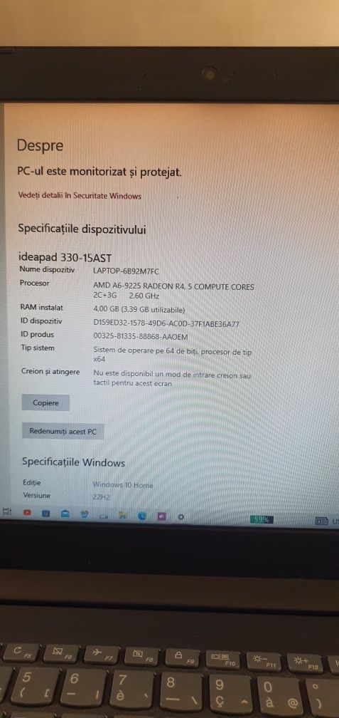 Laptop ideapad 330-15AST