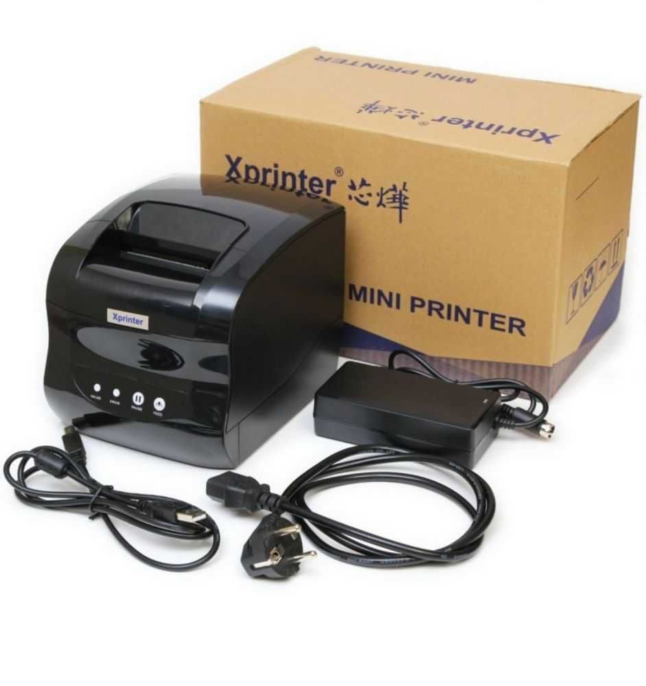 Термопринтер. Принтер этикеток для Kaspi, WB, Ozon. Xprinter