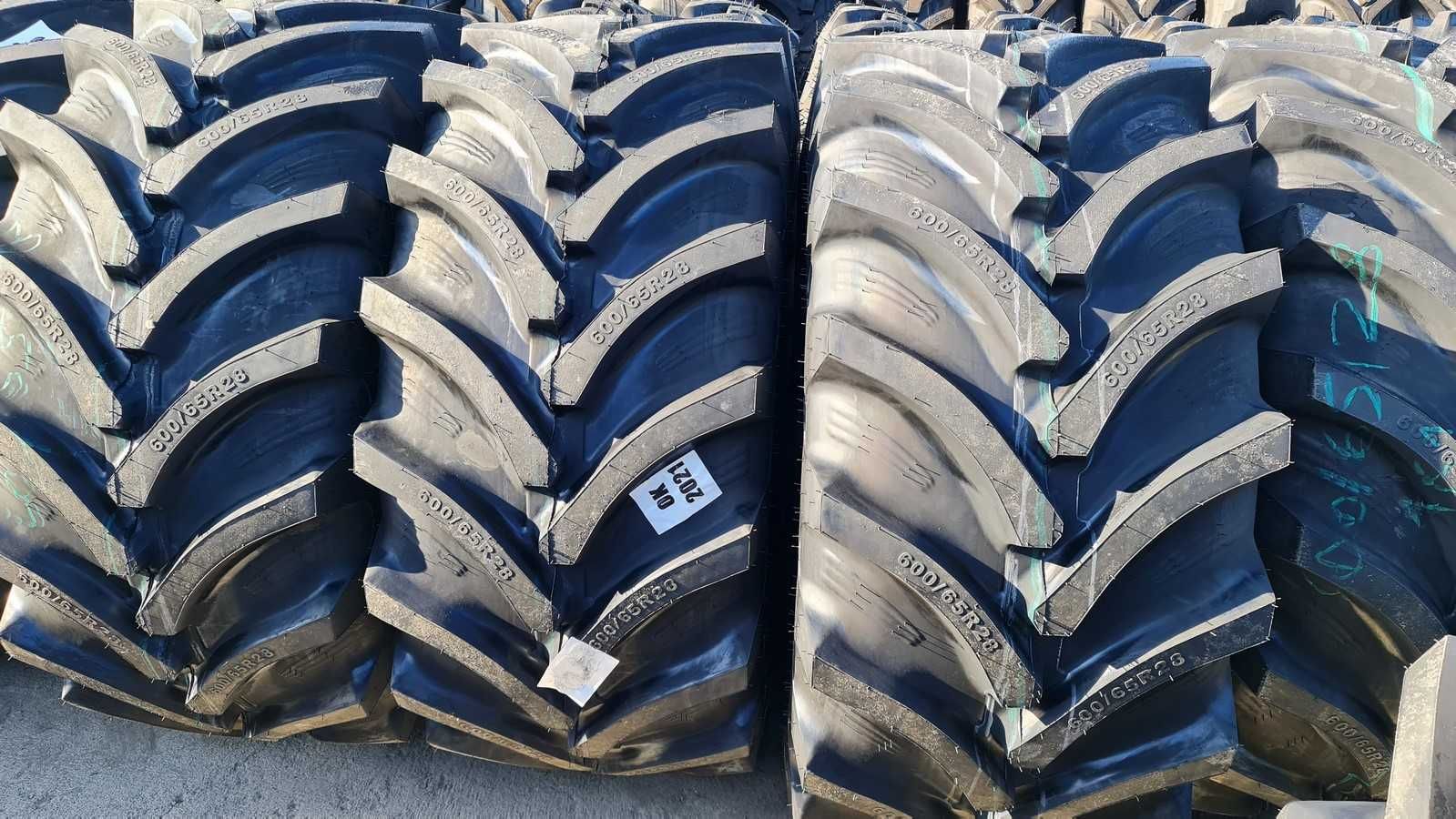 Anvelope pentru tractor pe fata 600/65R28 cauciucuri agricole OZKA