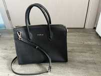 Furla чанта естествена кожа