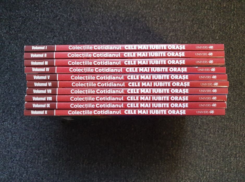 Colectiile Cotidianul - CELE MAI IUBITE ORASE (10 volume)
